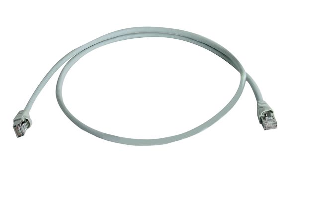 Telegartner, 1m Cat6a, Grey RJ45 to Male RJ45 Male, S/FTP Shielded, Terminated