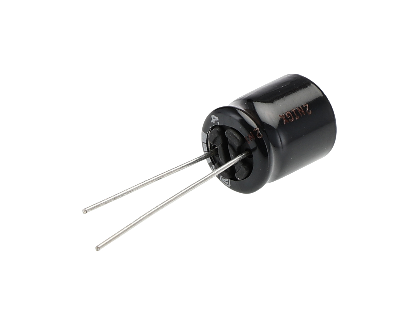 Panasonic 470μF Aluminium Electrolytic Aluminium Electrolytic Capacitor 25V dc, Radial, Through Hole - ECA1EHG471
