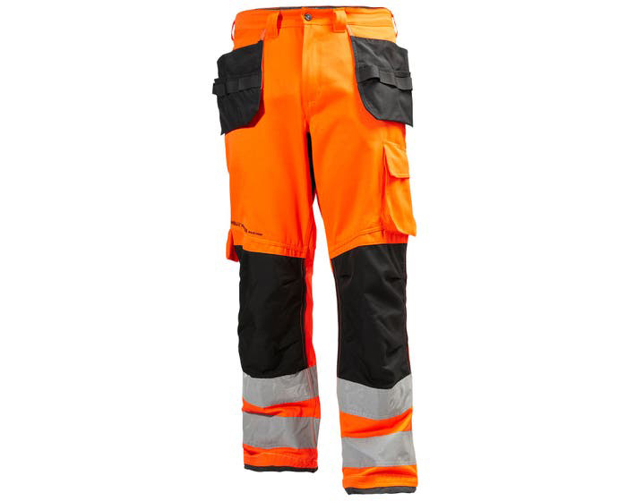 Helly Hansen Alna Green, Yellow, Black, White Hi Vis Work Trouser 38 in D104