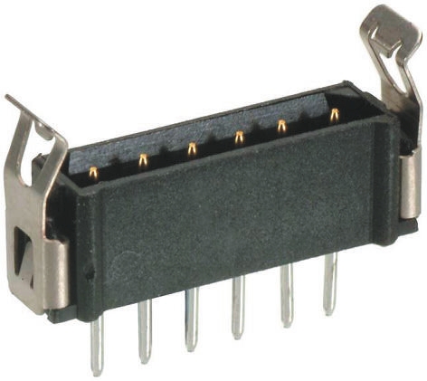 HARWIN Datamate L-Tek Series Straight Through Hole PCB Header, 7 Contact(s), 2 mm Pitch, 1 Row, Shrouded