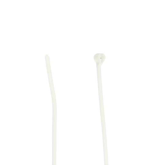 Thomas & Betts Cable Ties, 92mm x 2.3 mm, White Nylon, Pk-100