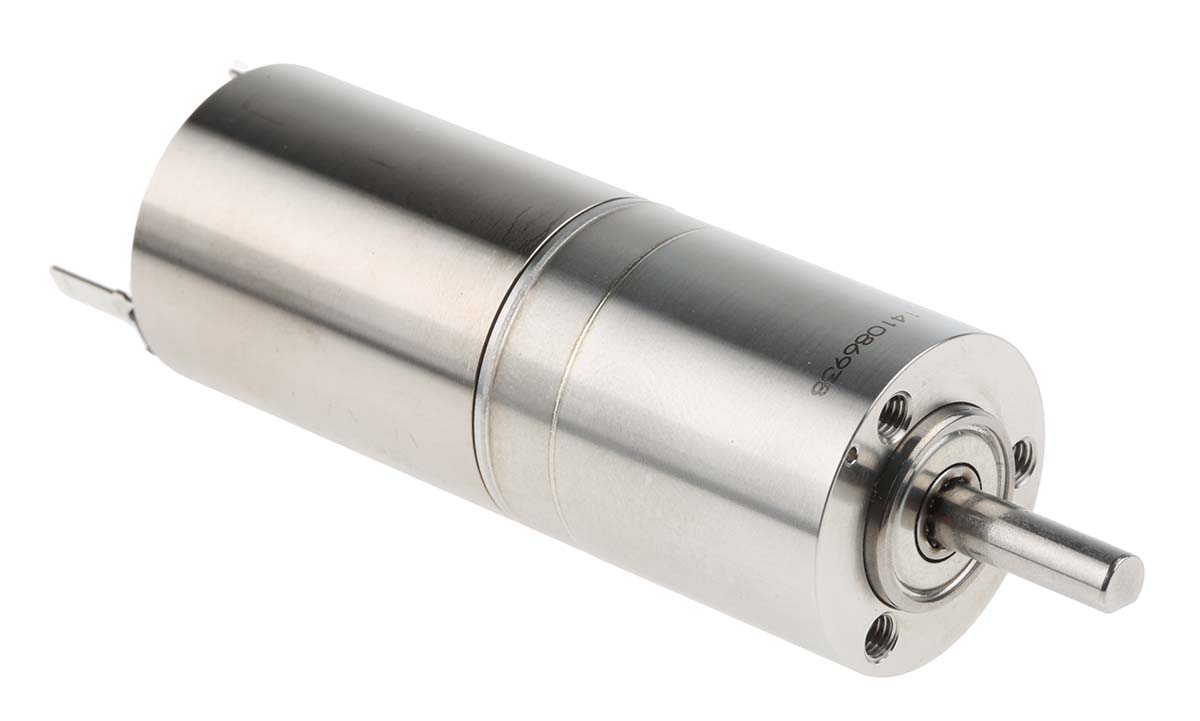 Maxon Brushed Geared DC Geared Motor, 24 W, 24 V dc, 90 Ncm, 476 rpm, 4mm Shaft Diameter