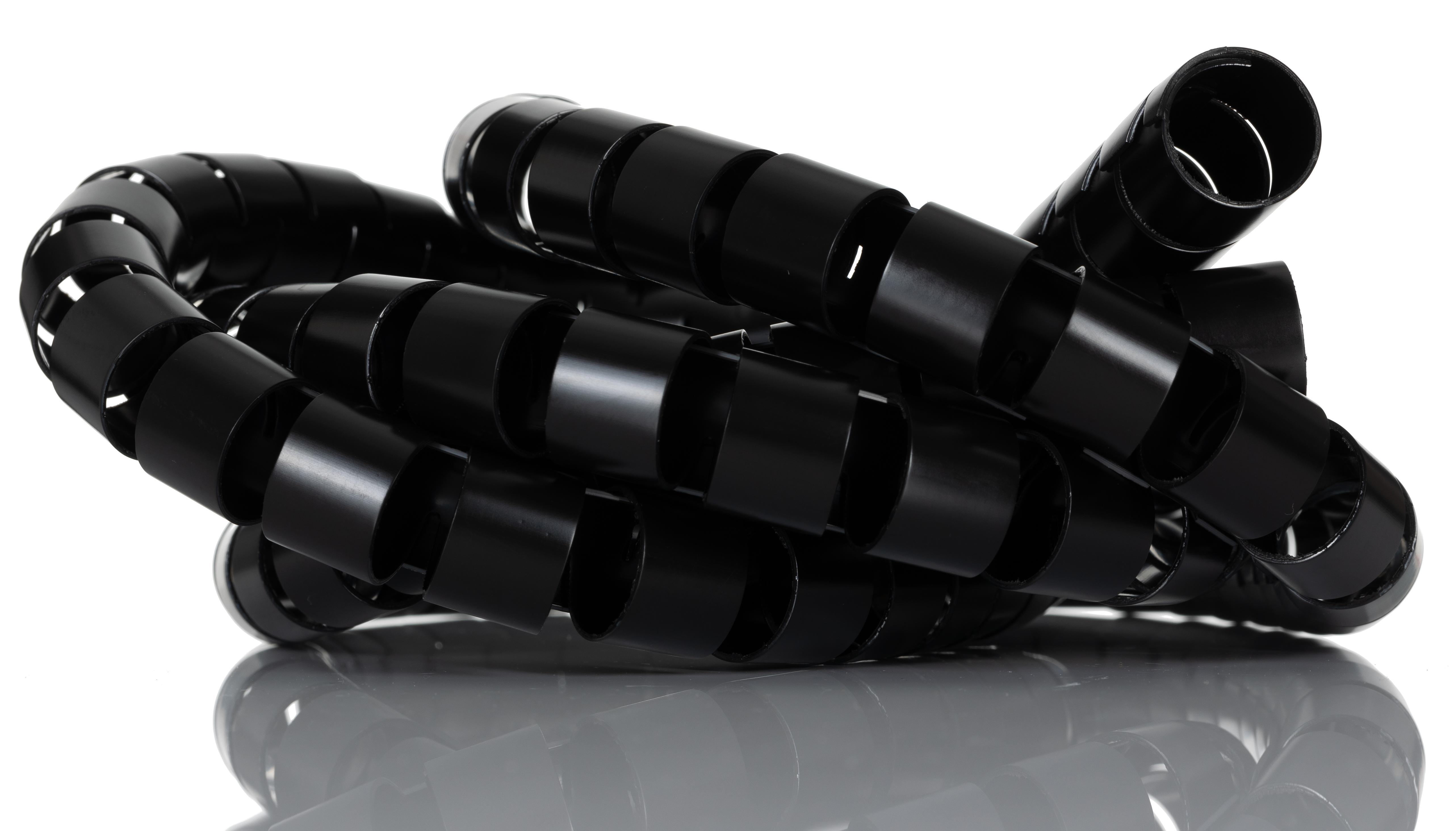 RS PRO Spiral Wrap, I.D 25mm, 27mm Polypropylene