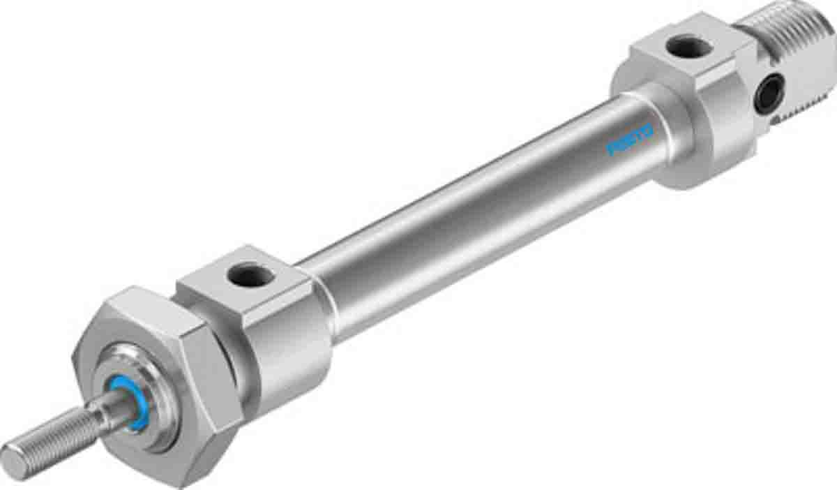 Festo 30 mm Pneumatic Piston Rod Cylinder - DSNU-8-30-P-A Series, Double Acting Acting
