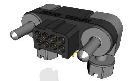 Amphenol Socapex MHDAS Series Right Angle PCB PCB Header, 8 Contact(s), 1.27 mm Pitch, 2 Row, Shrouded