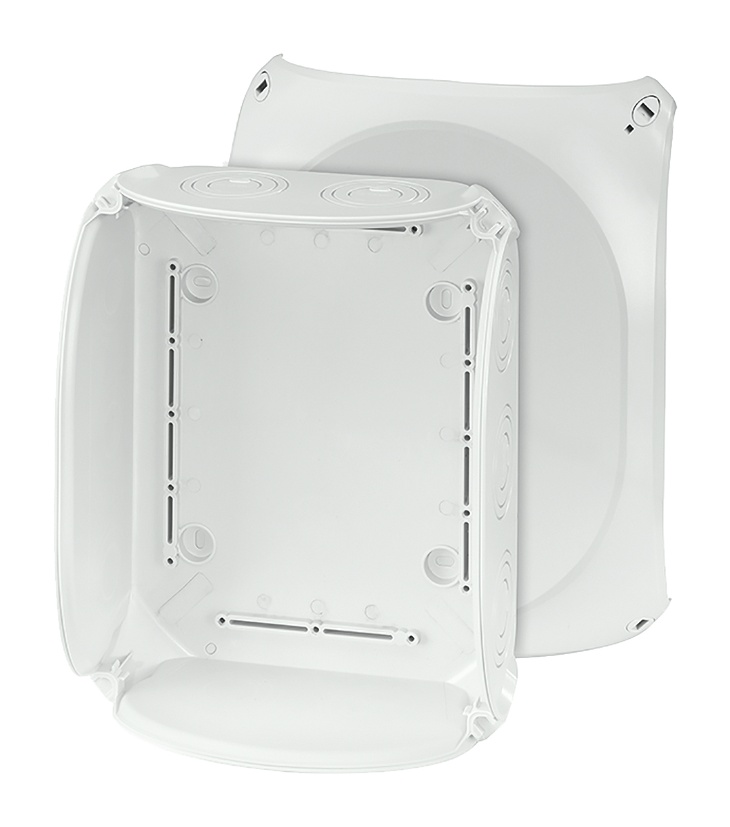 HENSEL ENYCASE DK Series Grey Polycarbonate Junction Box, 255 x 205 x 112mm