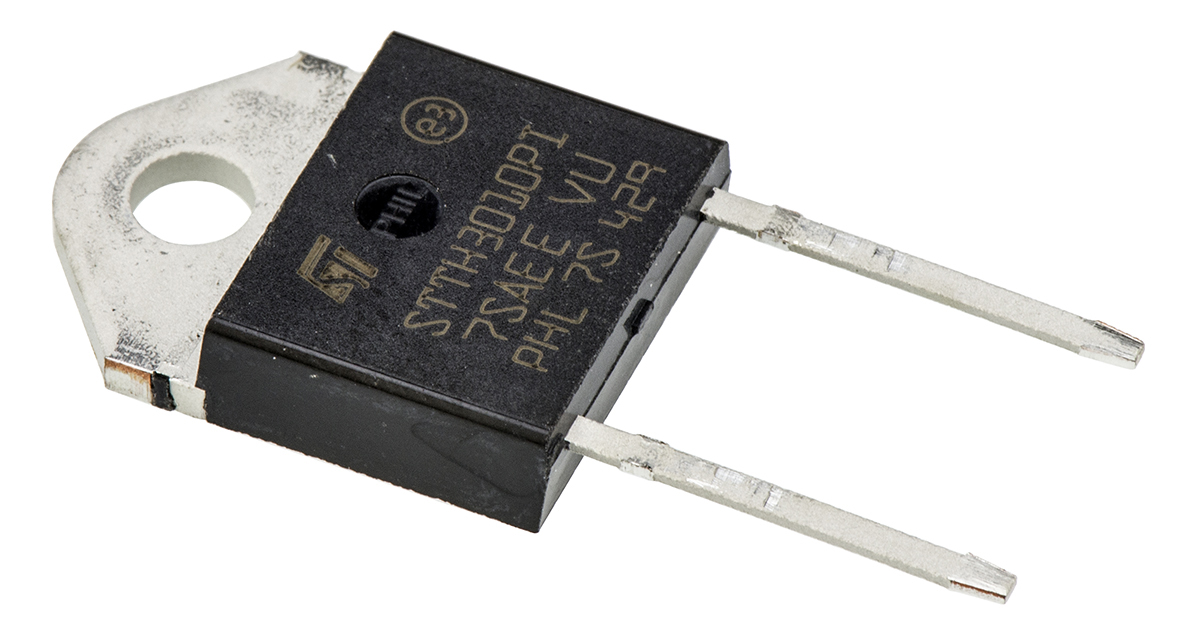 STMicroelectronics 1 kV 30 A Diode Switching 2-Pin DOP3I STTH3010PI
