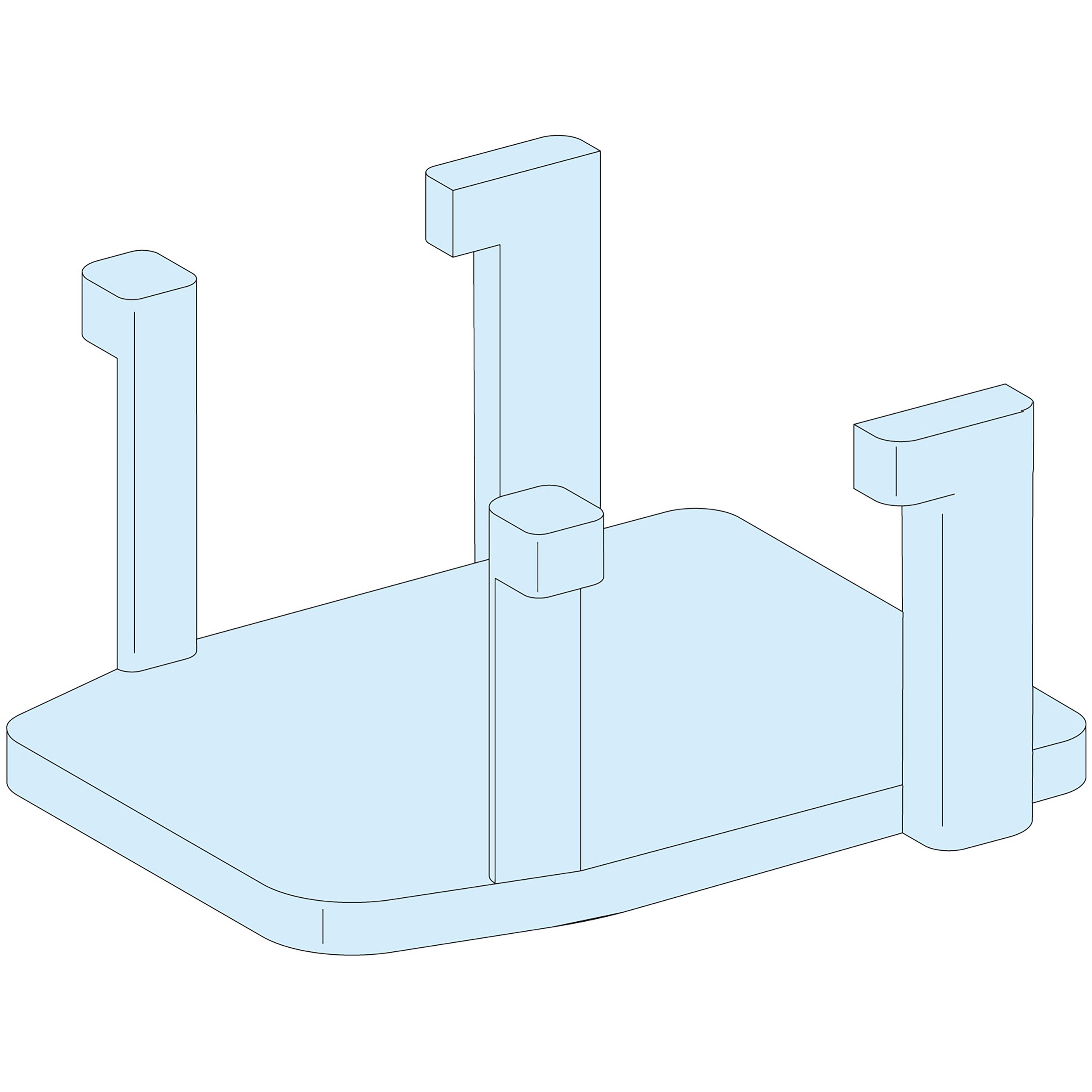 Schneider Electric Linergy LGY Series Busbar Accessories for Use with Linergy LGY Busbar, PrismaSeT P Cubicle, 41 x 38mm