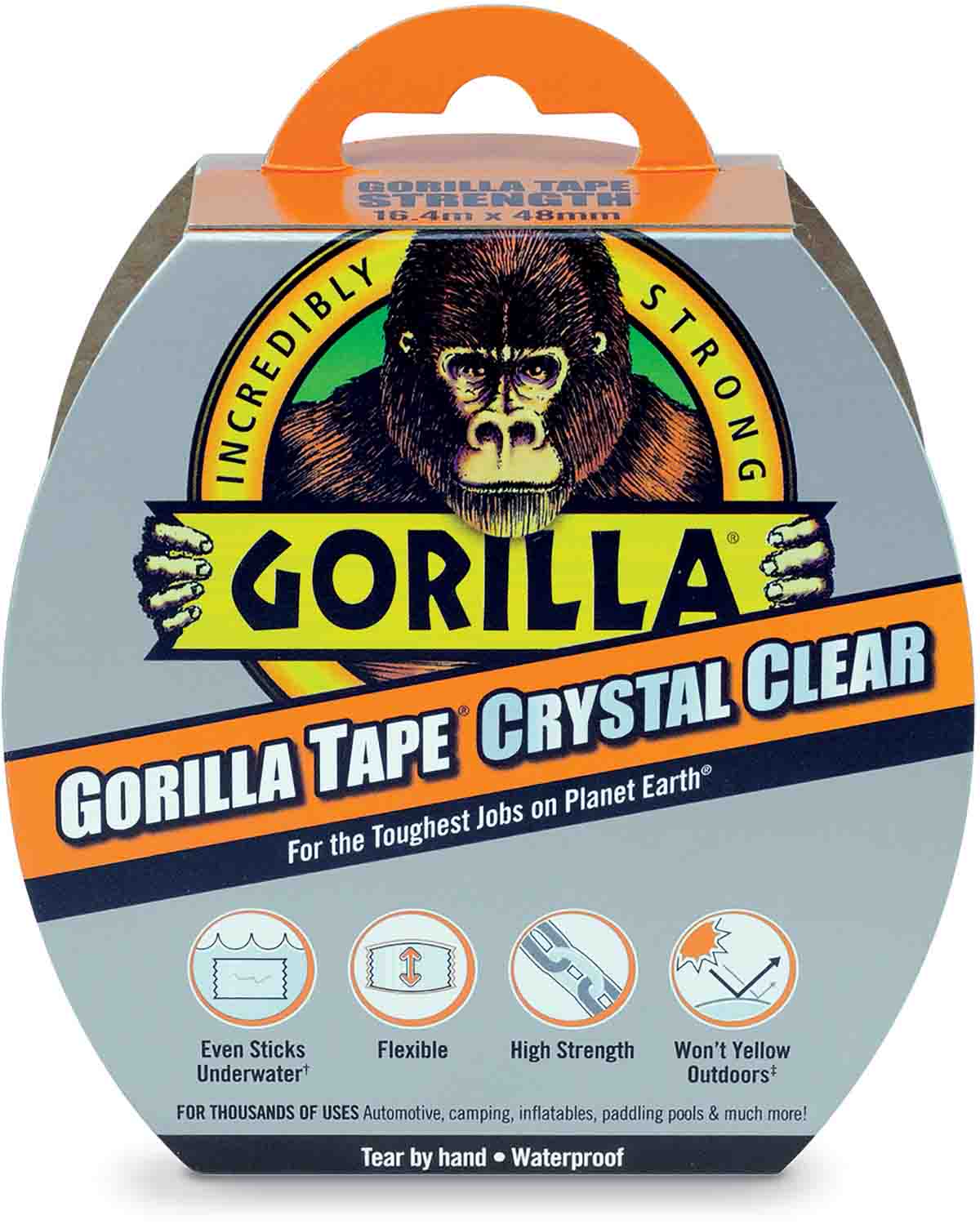 GORILLA GLUE EUROPE LTD Duct Tape, 8.2m x 48mm, Clear