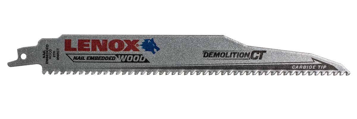 Lenox, 6 Teeth Per Inch 229mm Cutting Length Reciprocating Saw Blade, Pack of 1