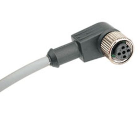 Norgren Female 5 way M8 to Unterminated Free End Sensor Actuator Cable, 1.5 m