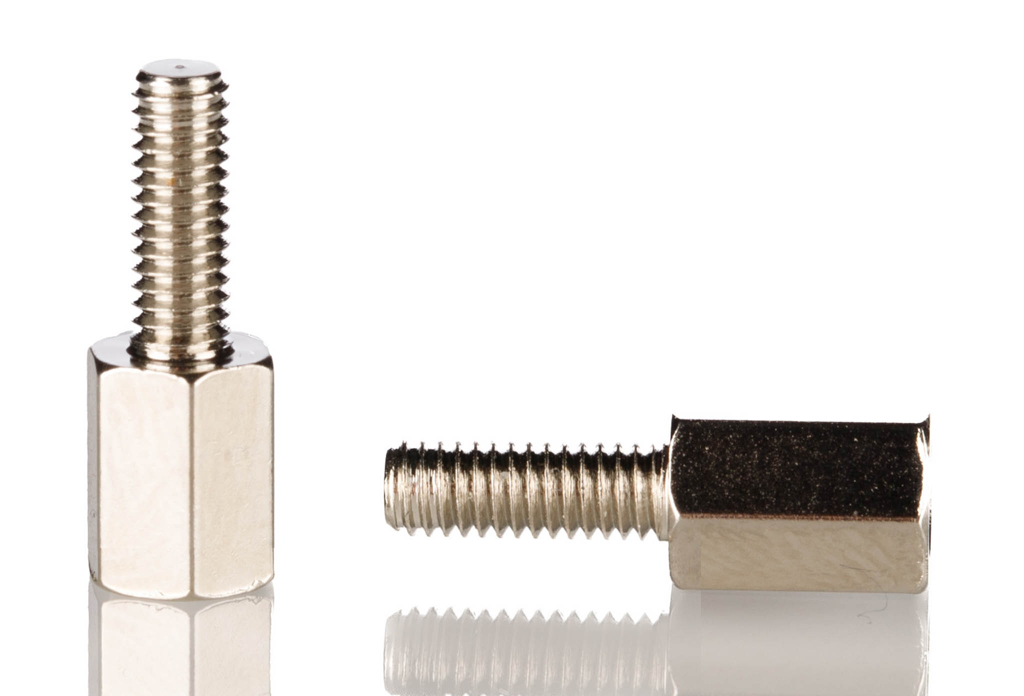 Essentra Standoff, M4 Thread, 10mm Body, Brass, Male/Female