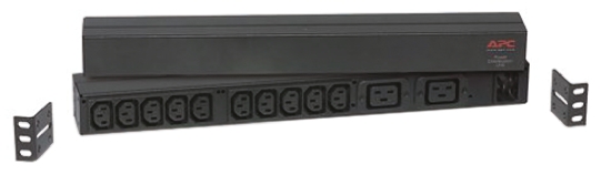 APC IEC C13, IEC C19 2, 10 Gang Power Distribution Unit, 2.5m Cable, 16A, 120 → 240 V