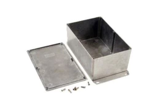 Hammond 1590 Series Die Cast Aluminium Enclosure, IP54, Flanged, 188 x 188 x 83mm