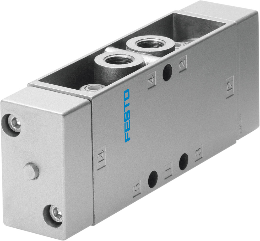 Festo 5/2 Bistable Pneumatic Solenoid/Pilot-Operated Control Valve - Pneumatic G 1/4, G 1/8 JH Series, 536036