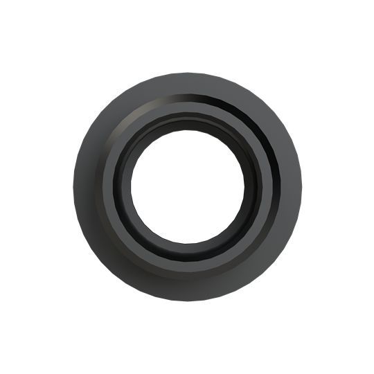 Straight, Conduit Fitting, 12mm Nominal Size, M20, Polyamide 6, Black