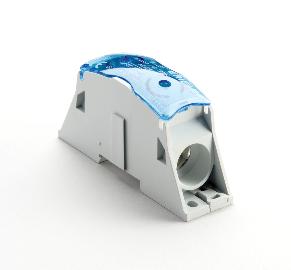 nVent ERIFLEX SB Series Terminal Block, 1-Way, 400A, 2 → 4/0 AWG Wire, Cage Clamp Termination