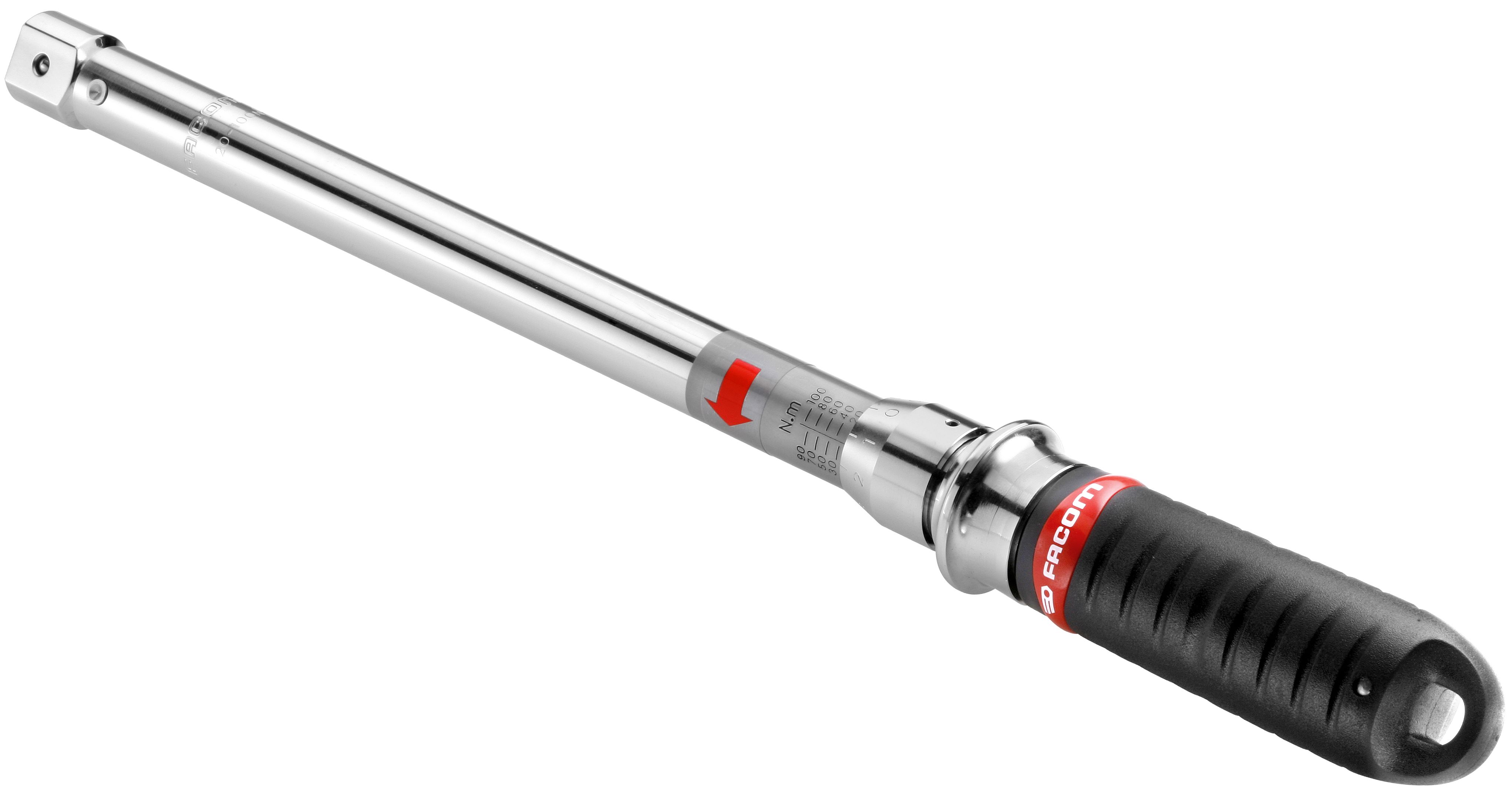 Facom Click Torque Wrench, 70 → 350Nm, 1/2 in Drive, Square Drive, 14 x 18mm Insert