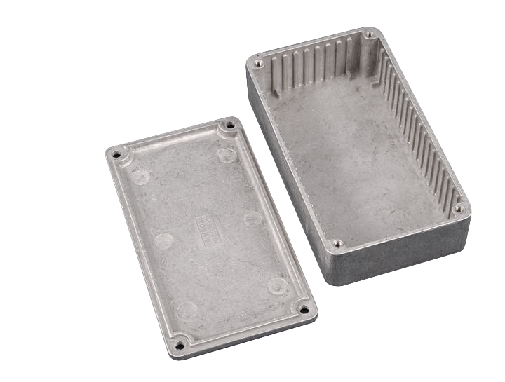 Hammond 1590 Series Die Cast Aluminium Enclosure, IP65, Flanged, 121 x 66 x 40mm