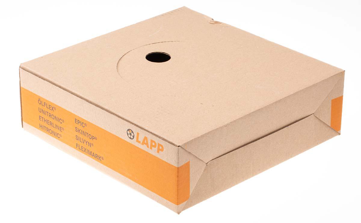 Lapp ÖLFLEX® H05V-K Series Green/Yellow 1 mm² Hook Up Wire, 18 AWG, 32/32, 100m, PVC Insulation, 4510003
