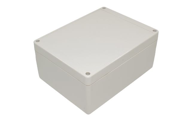 Hammond RP Series Light Grey ABS General Purpose Enclosure, IP65, Light Grey Lid, 165 x 125 x 75mm
