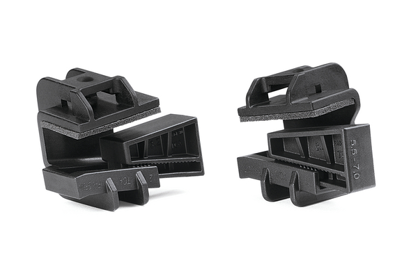 HellermannTyton Black Cable Clamp 28.6 mm x 46.2mm, 7.9mm Max. Cable Tie Width