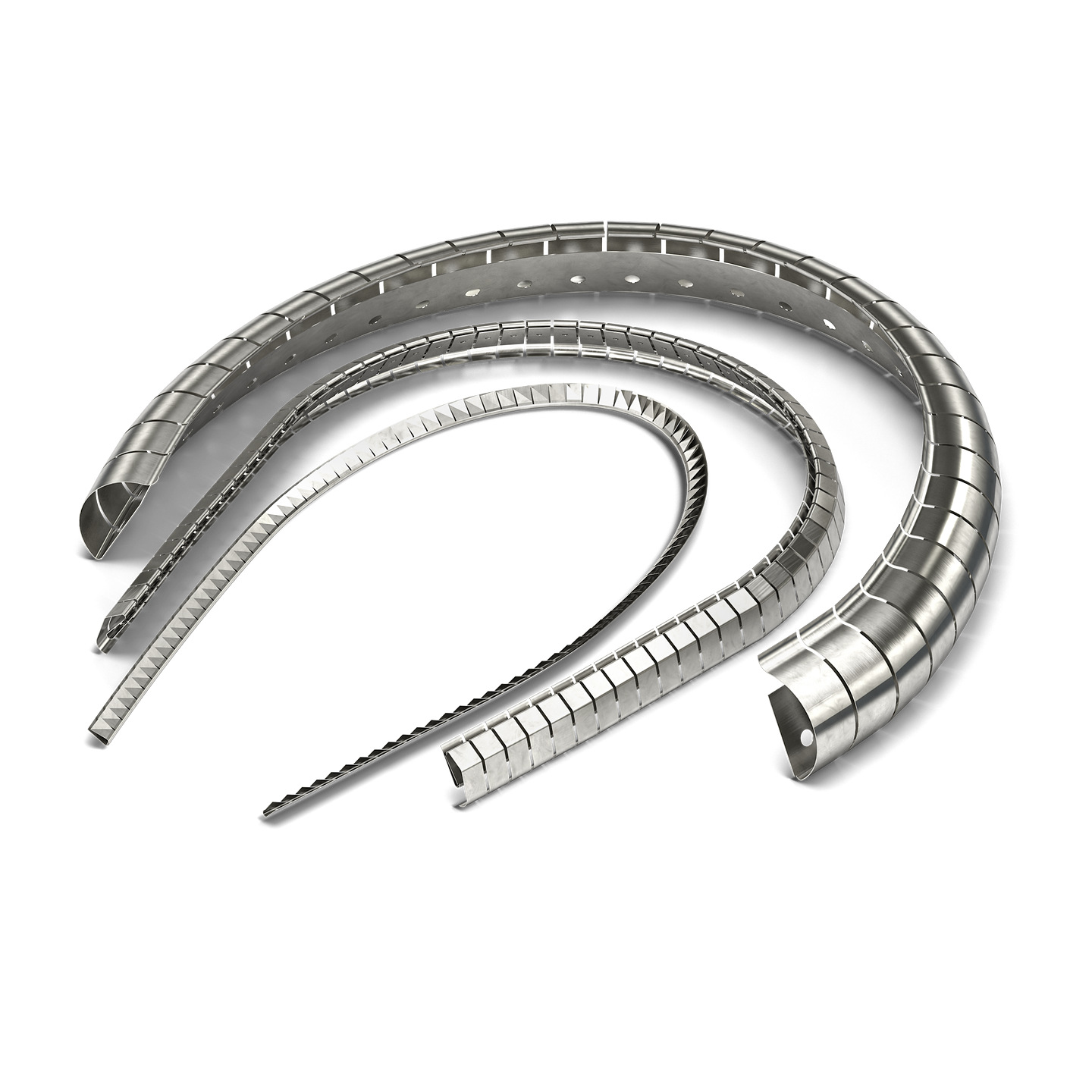 3851100, Shielding Strip of Copper Beryllium (CuBe) with nickel plating With Screw 406.4mm x 11.23mm x 9.4mm