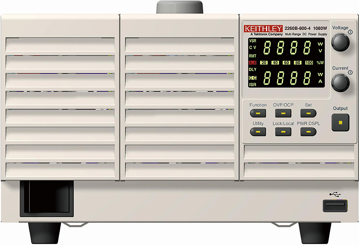 Keithley 2260B Series Digital Bench Power Supply, 0 → 80V, 0 → 40.5A, 1-Output, 1.08kW - UKAS Calibrated