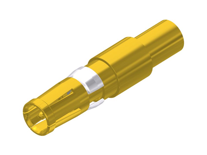CONEC, 132J20 Series, Female Crimp D-sub Connector Contact, Gold over Nickel Coaxial