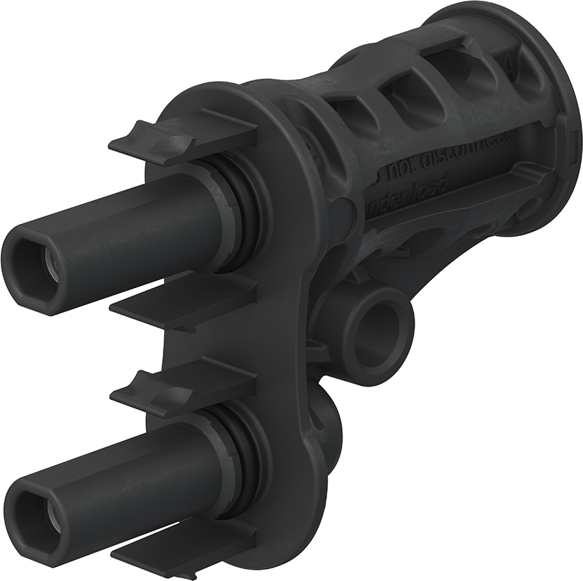 Staubli MC4-Evo 2 Series, Female, Panel Mount Solar Connector, Rated At 60A, 1.5 kV PV-AZB4