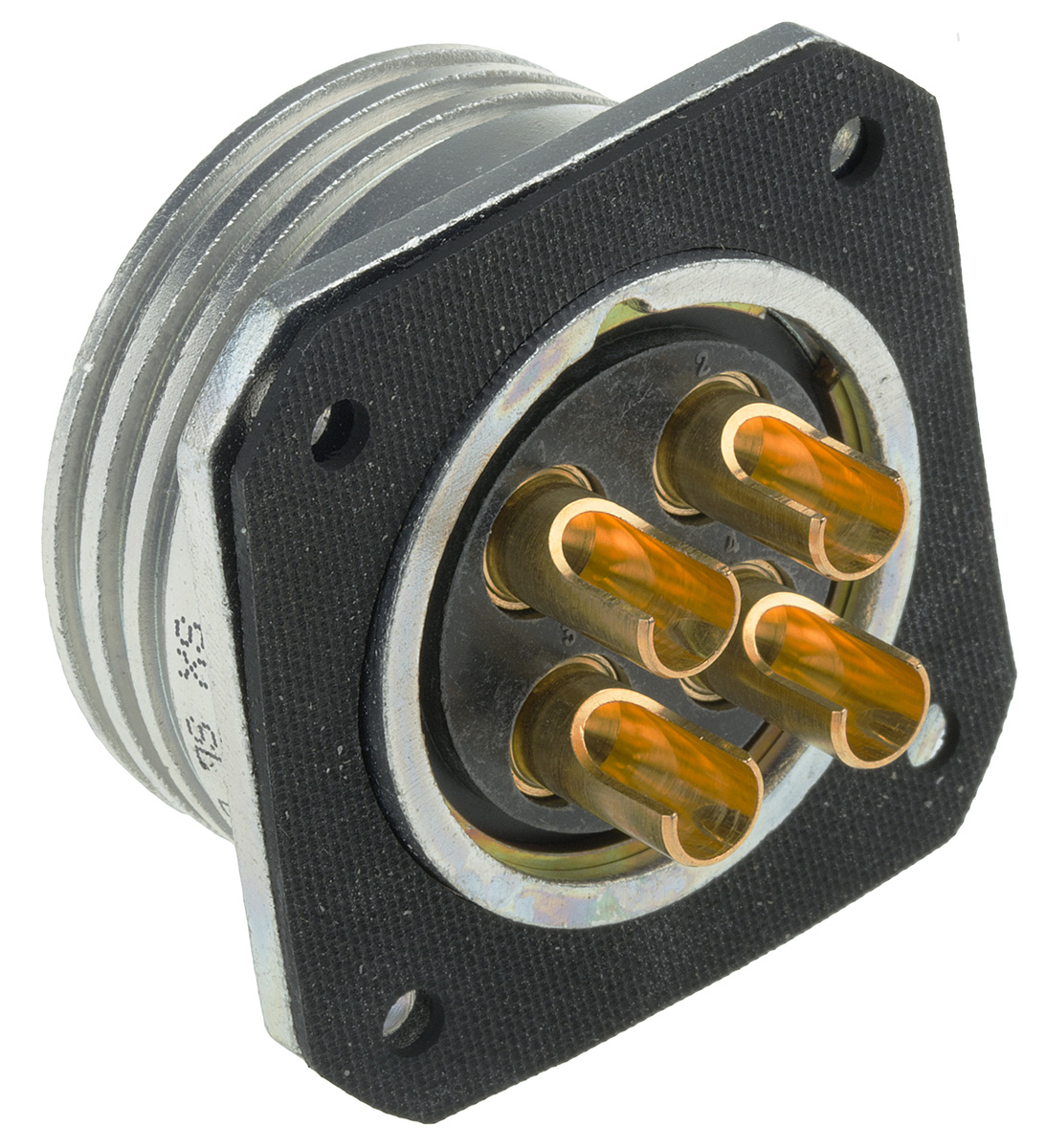 Amphenol Socapex Circular Connector, 4 Contacts, Panel, Standard Connector, Plug, Male, IP67, SL61 Series