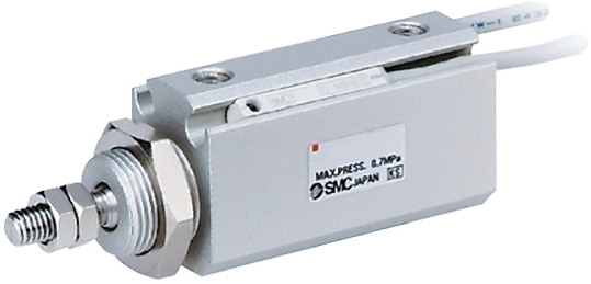 SMC 40 mm Pneumatic Piston Rod Cylinder - CDJP2 Series, Double Acting Acting