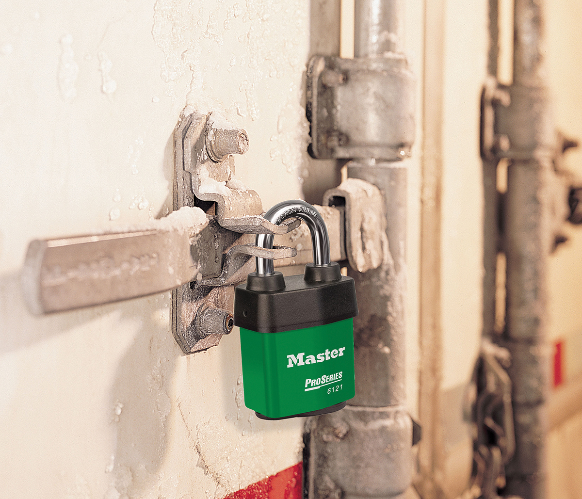 Master Lock Key Weatherproof Stainless Steel Padlock, 8mm Shackle, 54mm Body