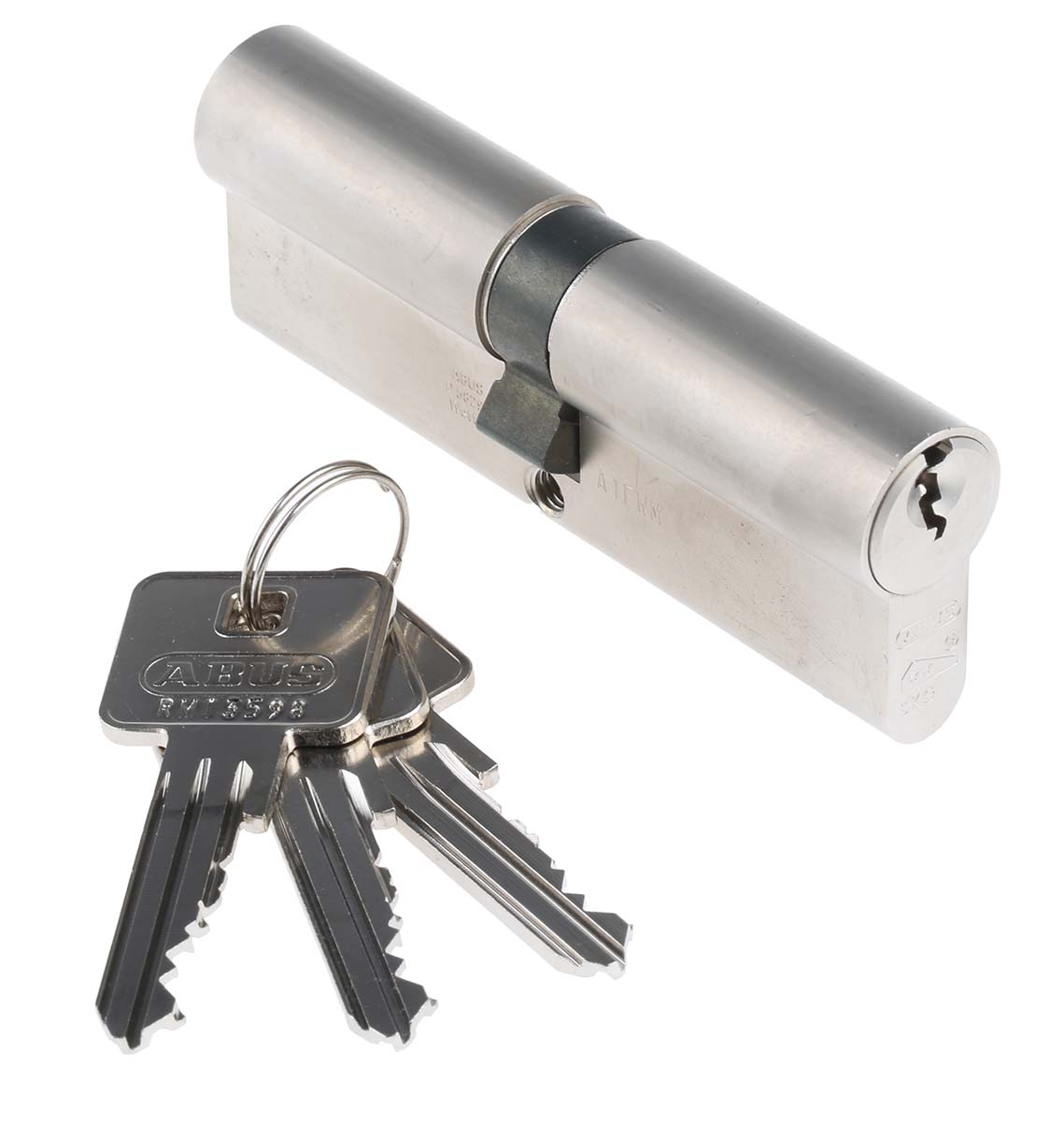 ABUS Brass Euro Cylinder Lock, 45/45 mm (61mm)