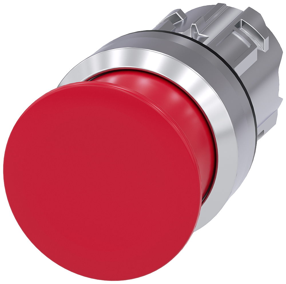 Siemens SIRIUS ACT 3SU10 Series Red Momentary Push Button Head, 22mm Cutout, IP66, IP67, IP69K