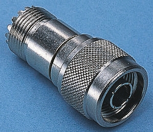 Telegartner Straight RF Adapter UHF Socket to N Plug
