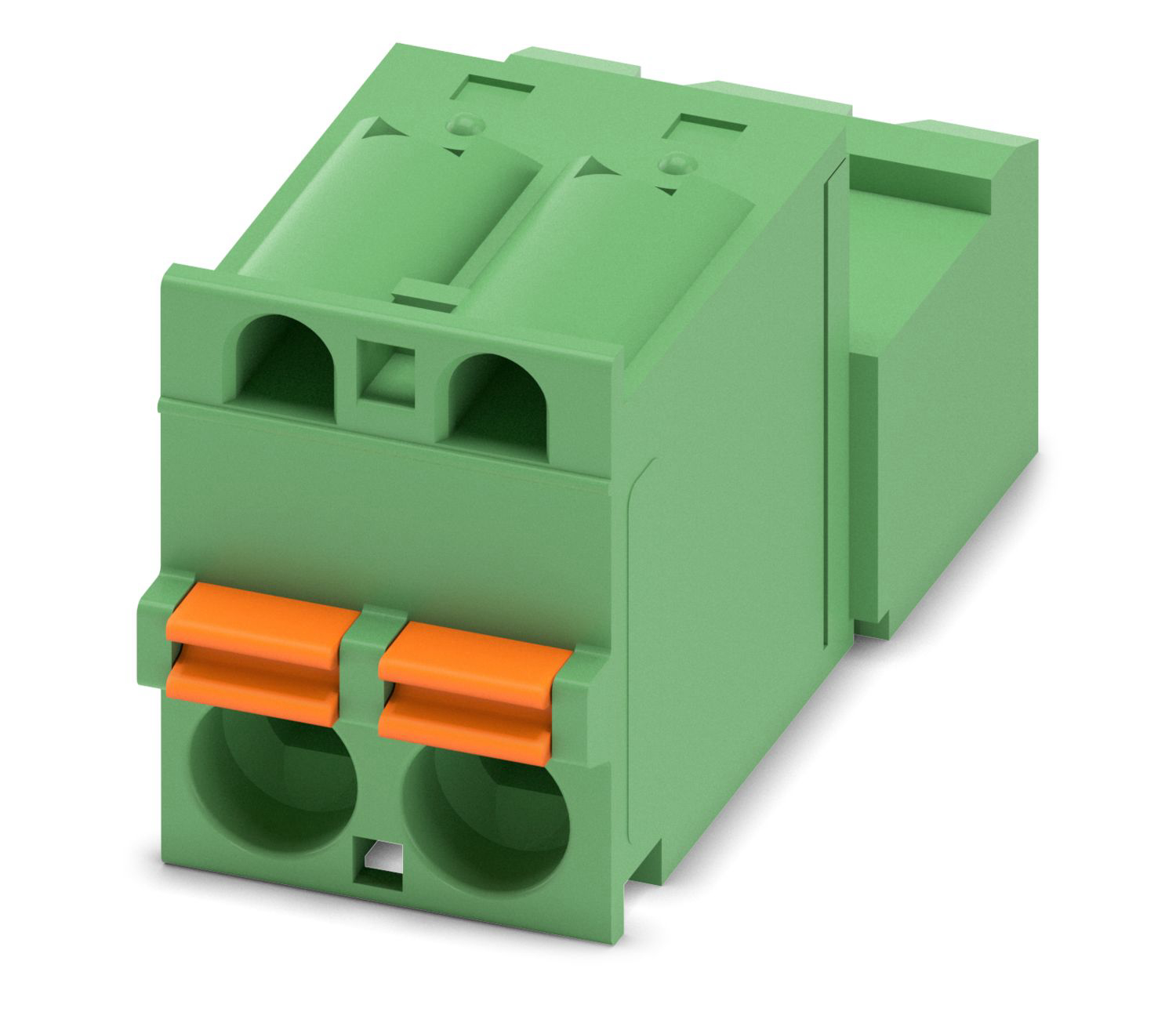 Phoenix Contact, 5.08mm Pitch, FKIC 2.5 HC/2-ST-5.08, 2 Way, , Pluggable Terminal Block, Inverted Plug, Cable Mount,