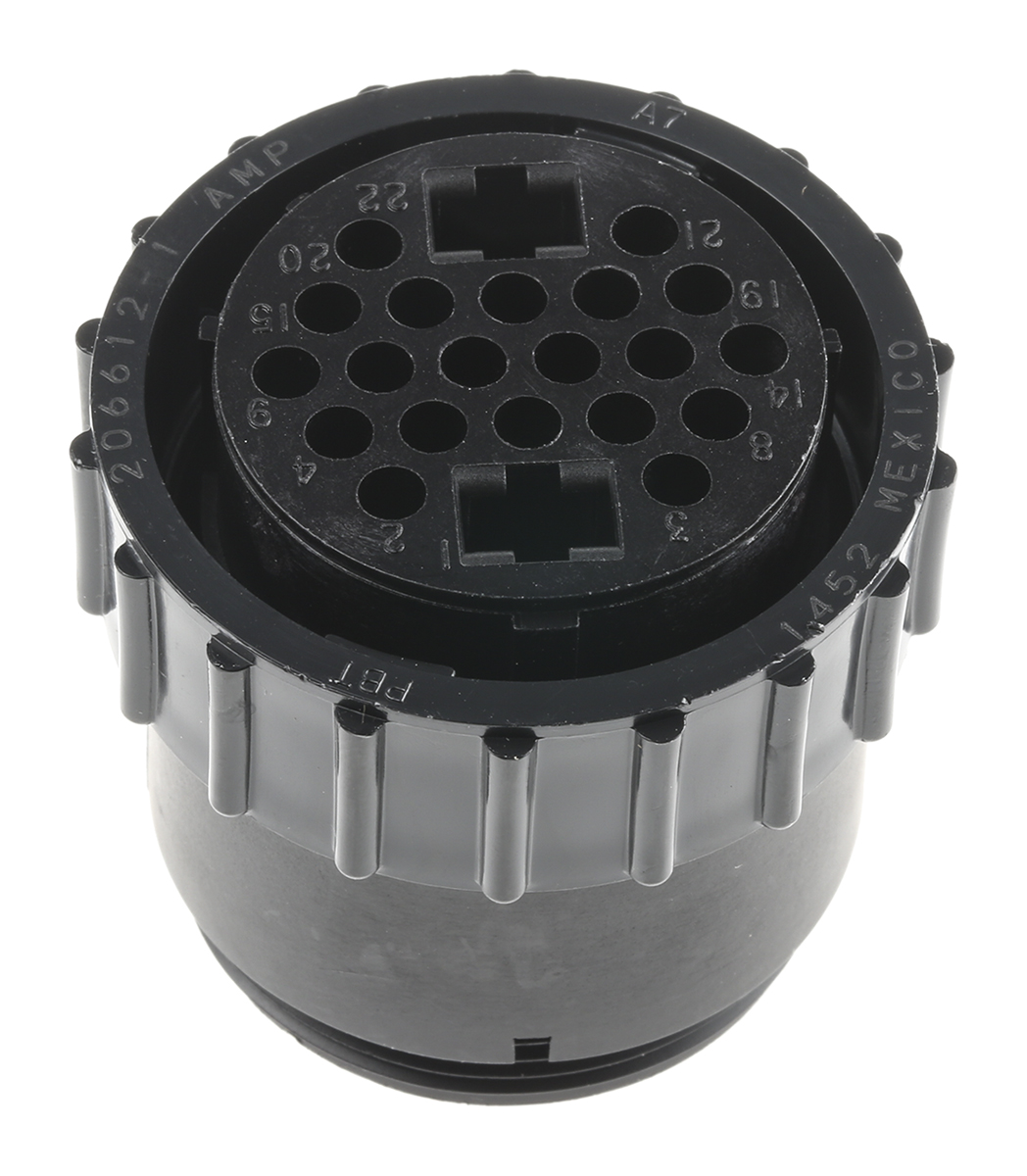 TE Connectivity Circular Connector, 22 Contacts, Cable, Standard Connector, Plug, Female, CPC Series