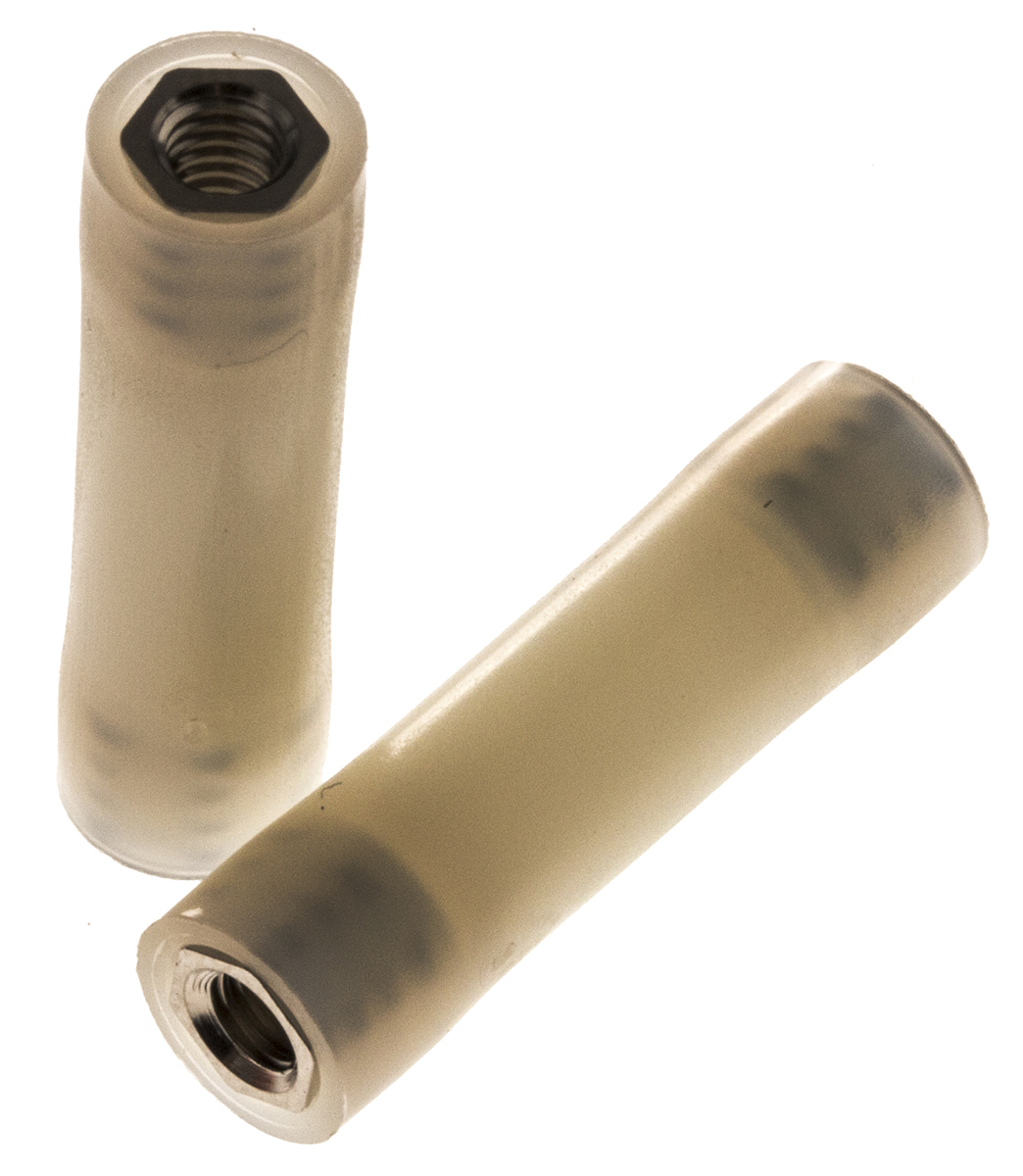 RS PRO Standoff, M4 x M4 Thread, 30mm Body, Nylon 66, Female/Female