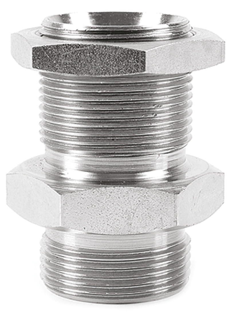Parker Hydraulic Straight Threaded Adaptor G 3/8 to G 3/8 Male, 6WMK4WL4NMS