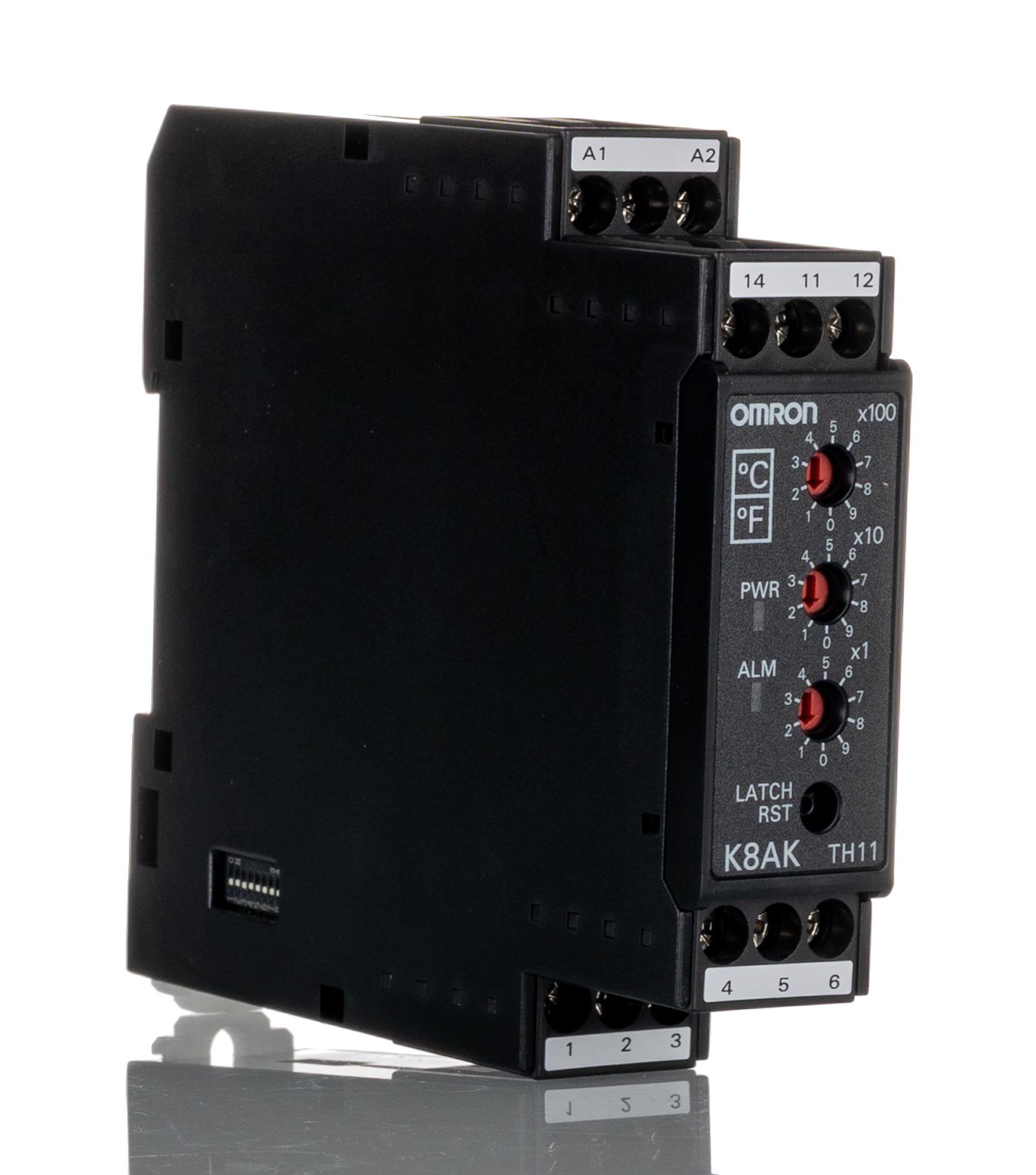 Omron Temperature Monitoring Relay, SPDT, DIN Rail