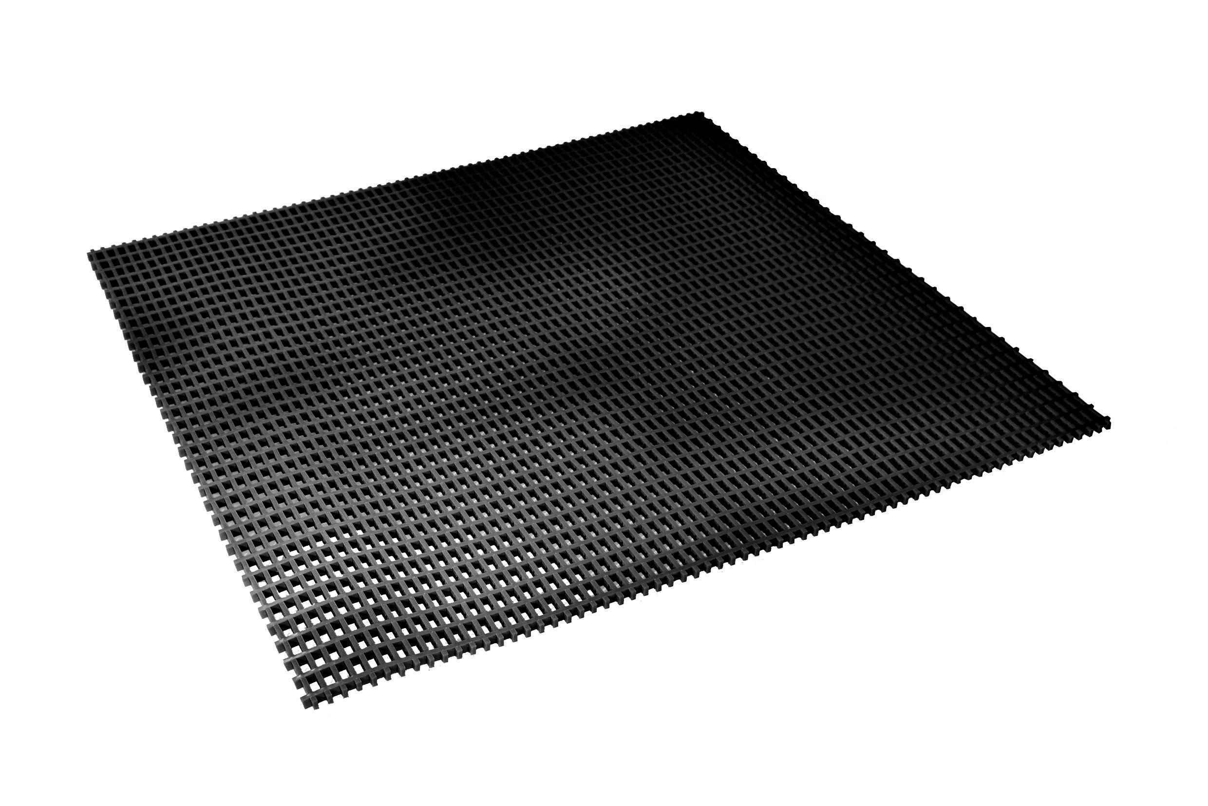 Coba Europe Black Anti-Slip PVC Mat, Cross Ribbed Finish 5m x 0.9m x 12mm
