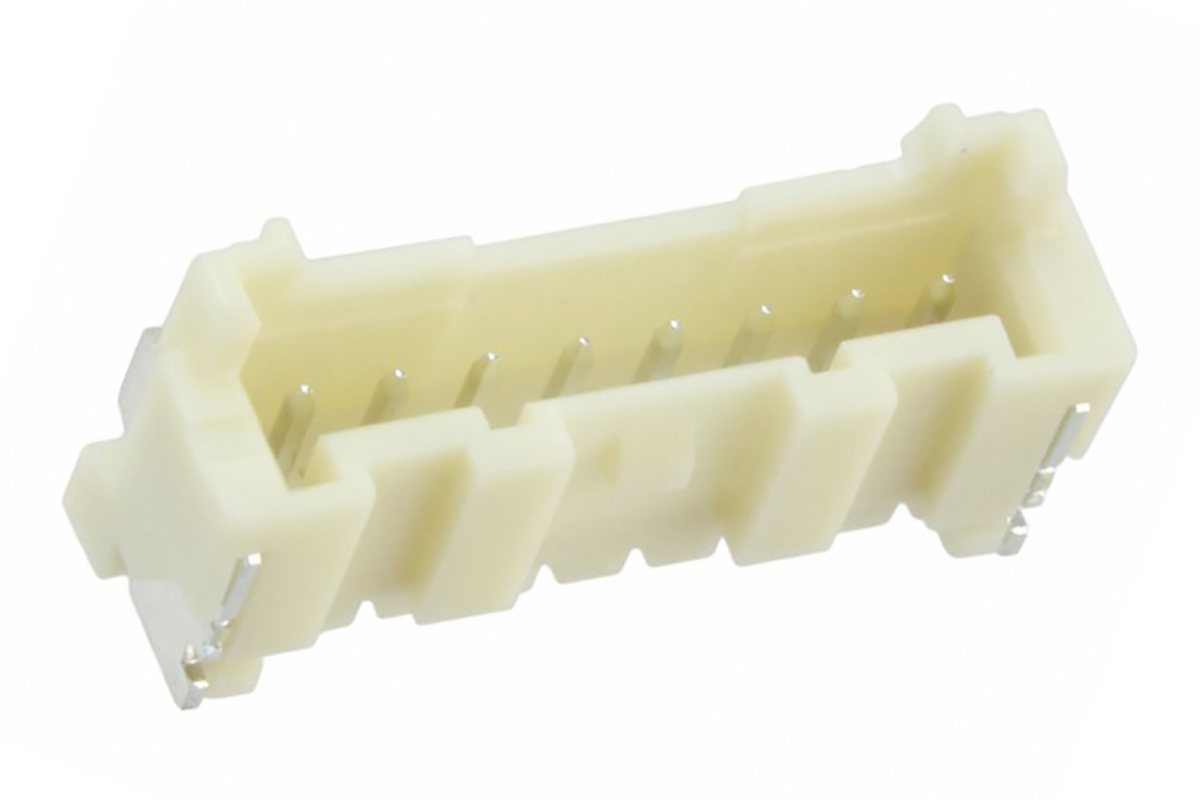 JST PA Series Right Angle Surface PCB Header, 8 Contact(s), 2 mm Pitch, 1 Row, Shrouded