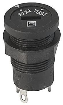 Schurter, 2 Position DPST Rotary Switch, 6.3 A, Solder