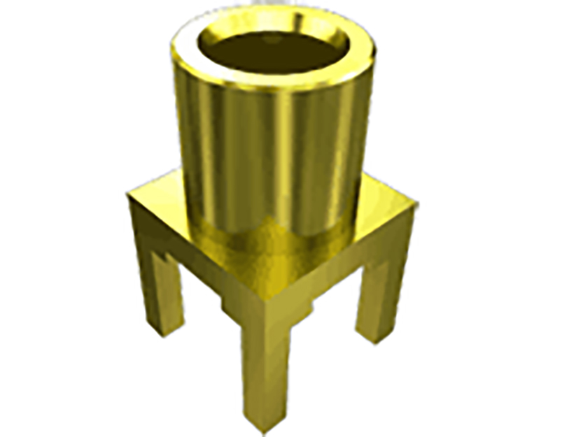 Samtec MCX7 Series, Jack PCB Mount MCX Connector, 75Ω, Through Hole Termination, Straight Body