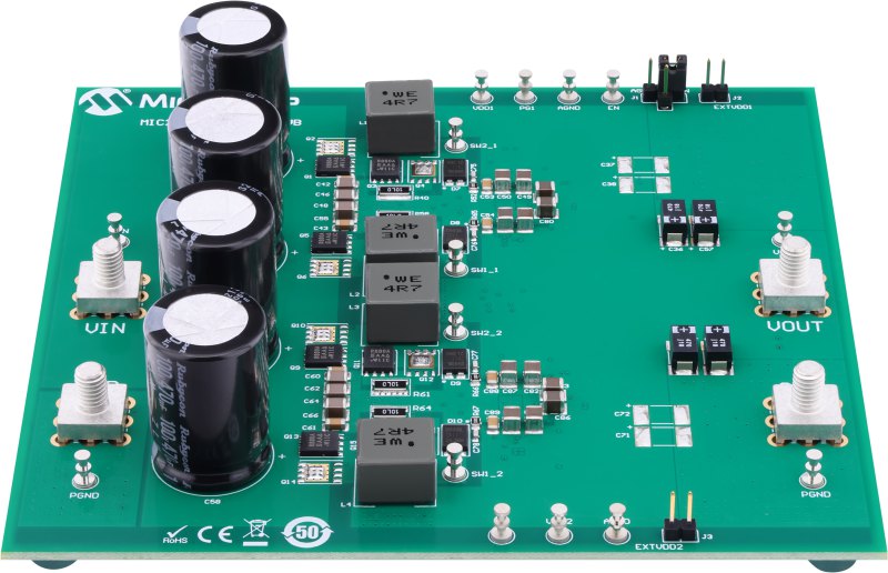 Microchip MIC2132 Evaluation Board Buck Controller for MIC2132 for MIC2132