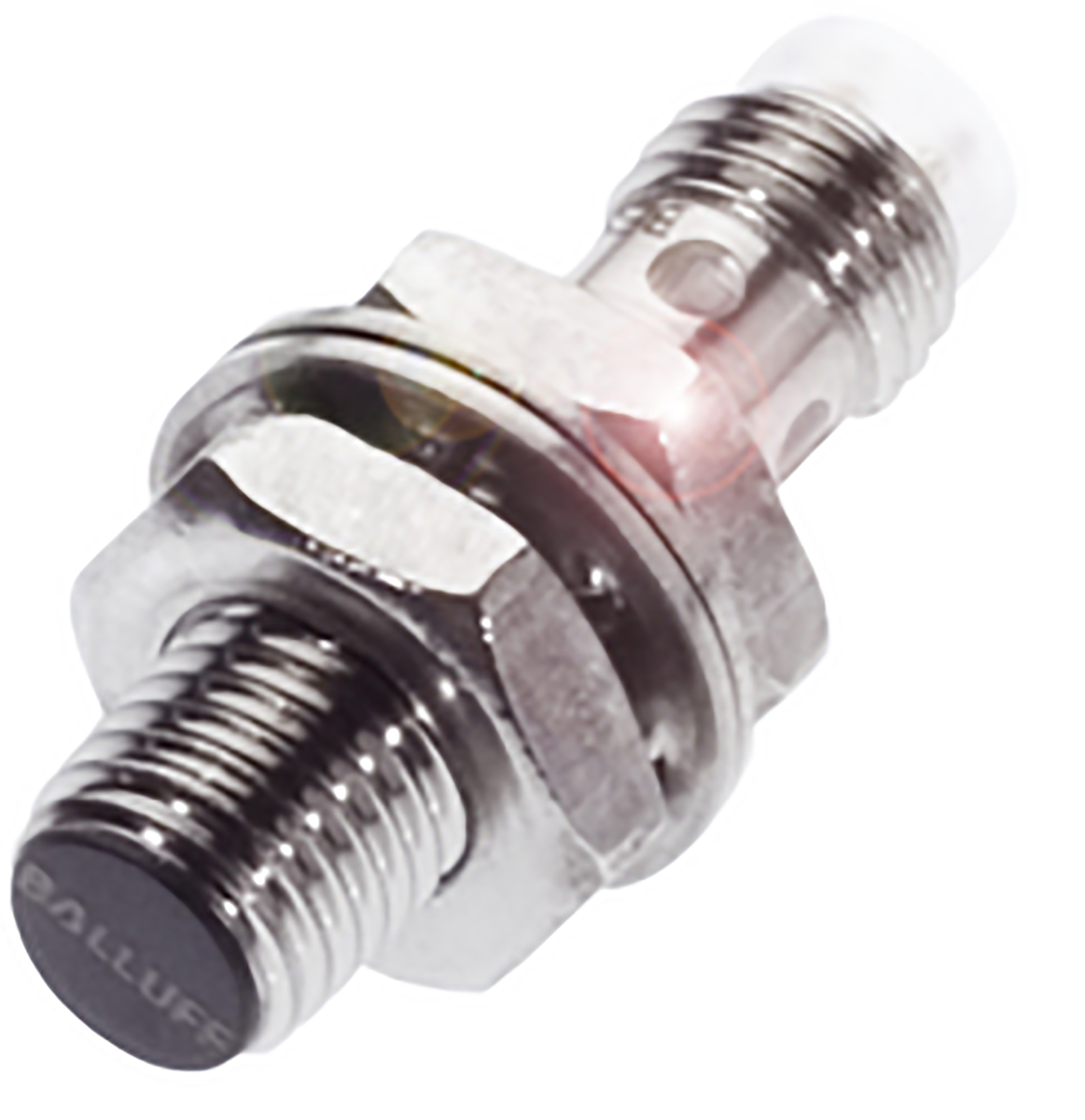 BALLUFF Inductive Threaded Barrel Proximity Sensor, M8, 2 mm Detection, PNP NO, 10 → 30 V dc