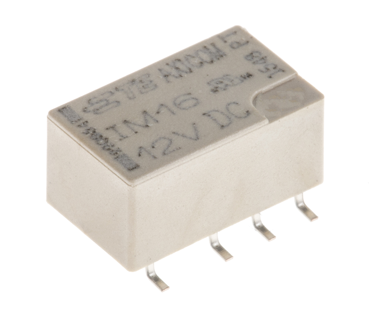 TE Connectivity Surface Mount Signal Relay, 12V dc Coil, 2A Switching Current, DPDT