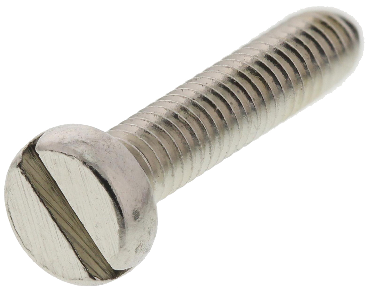 RS PRO Slot M2.5  Cheese Head Brass Machine Screws DIN 84 x 12.0mm