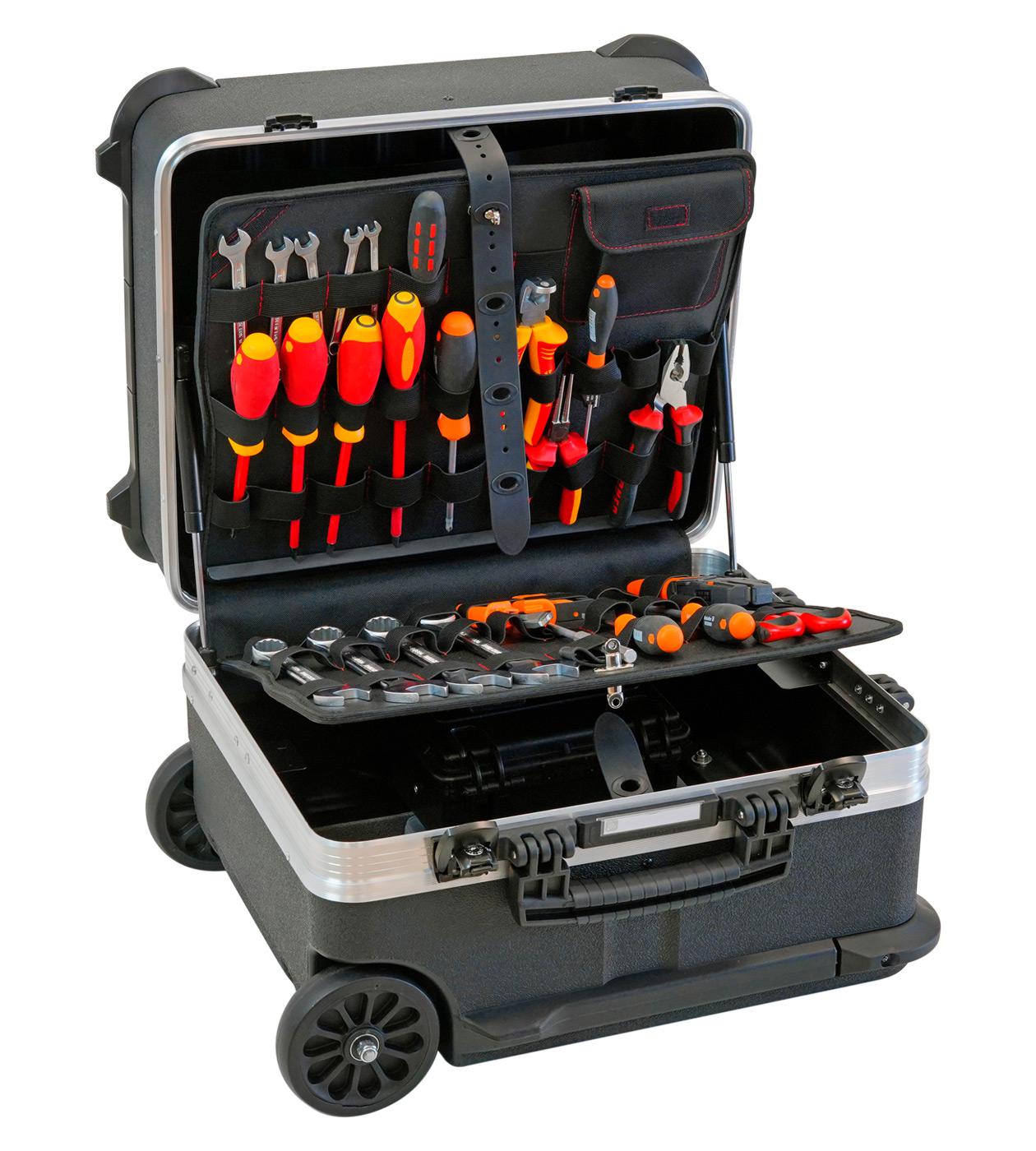GT Line Plastic Tool Case 2 Wheels, 470 x 390 x 347mm